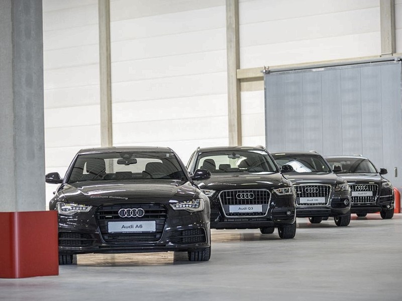 Im August eröffnete Audi sein Logistikzentrum im Hafen. Foto: Fabian Strauch / WAZ FotoPool