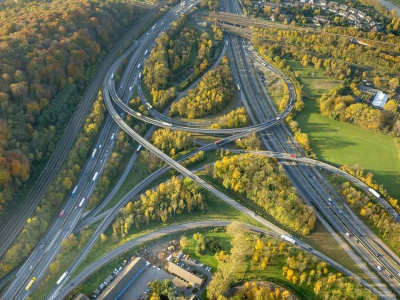 Autobahnkreuz Kaiserberg.
