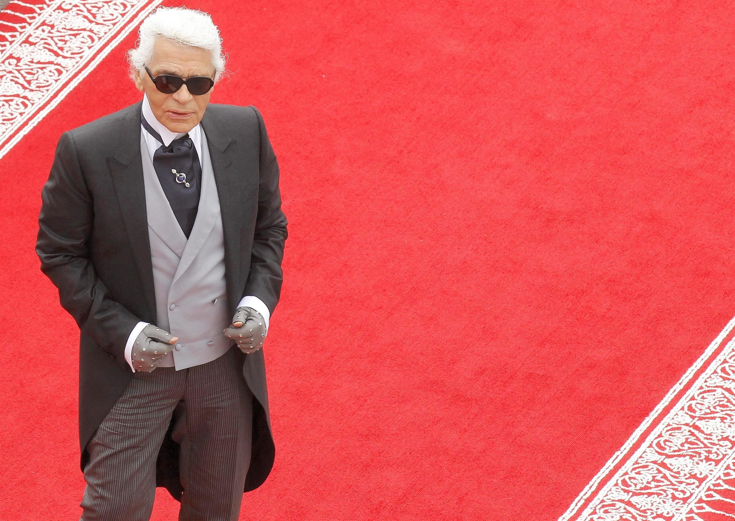 Natürlich durfte auch der deutsche Designer Karl Lagerfeld nicht fehlen.