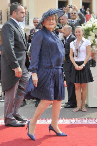 Die frühere First Lady von Frankreich, Bernadette Chirac.