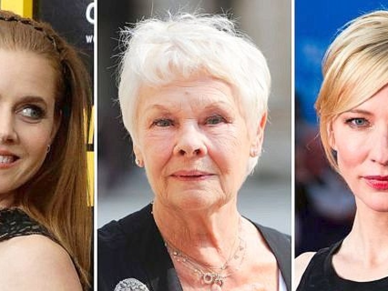 Hier nochmal alle 2014 nominierten Hauptdarstellerinnen: Meryl Streep, Amy Adams, Judi Dench, Cate Blanchett und Sandra Bullock.