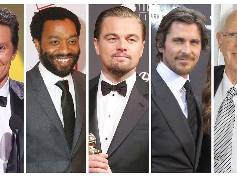 Hier nochmal alle 2014 nominierten Hauptdarsteller: Matthew McConaughey, Chiwetel Ejiofor, Leonardo DiCaprio, Christian Bale und Bruce Dern