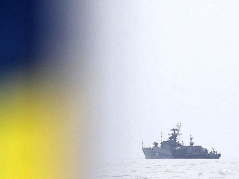 Russische Marinemanöver im Schwarzen Meer als Drohgebärde.