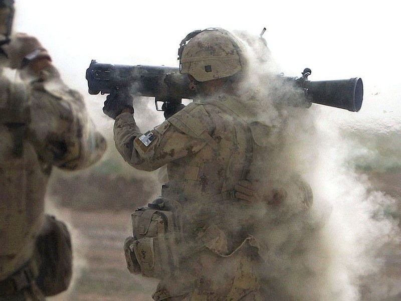Kanadische Soldaten bei einer Übung in Afghanistan.