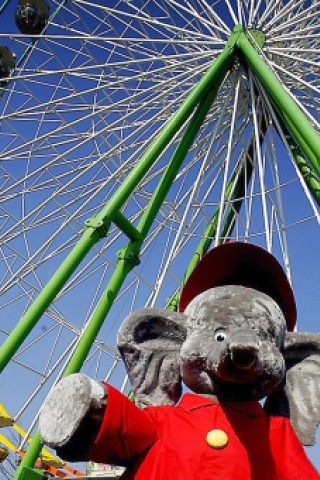 Platz 2: Der findige Elefant Benjamin Blümchen liebt das Riesenrad im Oberhausener Centro Park — und Kinder lieben ihn. Den Platz teilt er sich mit...