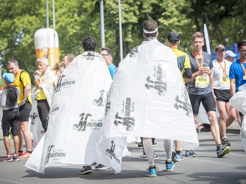 DUISBURG - Am Sonntag, den 01.06.2014 wurde der Rhein Ruhr Marathon im Stadion des MSV Duisburg fotografiert.Foto: Fabian Strauch / WAZ FotoPool