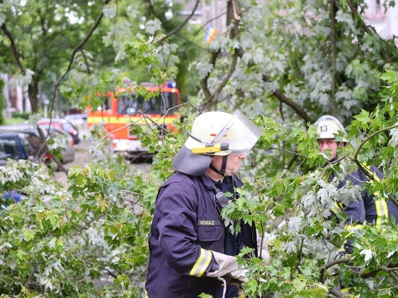 Die Feuerwehr im Einsatz in Dortmund.
