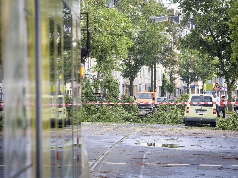 Düsseldorf wurde in der Nacht zum Dienstag von einer Unwetter-Katastrophe heimgesucht. Die traurige Bilanz: drei Tote, zehn Verletzte und Schäden in Höhe von zig Millionen Euro.