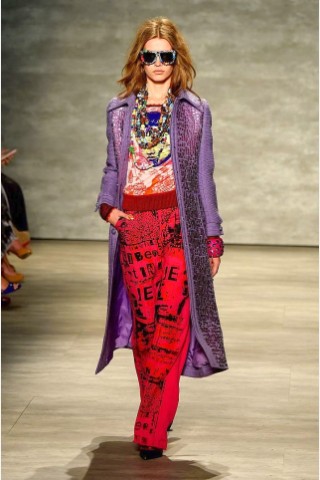 Mode des Labels Libertine auf der Fashion Week in New York.