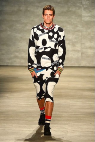 Mode des Labels Libertine auf der Fashion Week in New York.