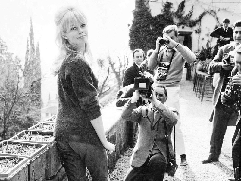 Brigitte Bardot 1962 in Italien.