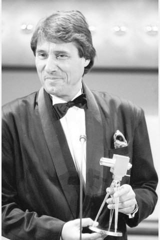 Udo Jürgens im Februar 1988 bei der Goldenen Kamera in Österreich.