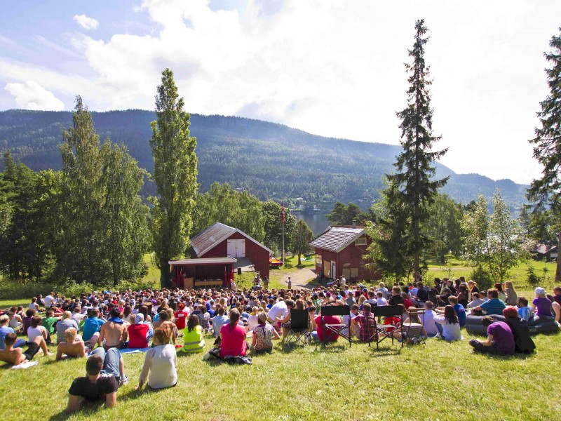 So idyllisches war es in dem Feriencamp in Utöya ...