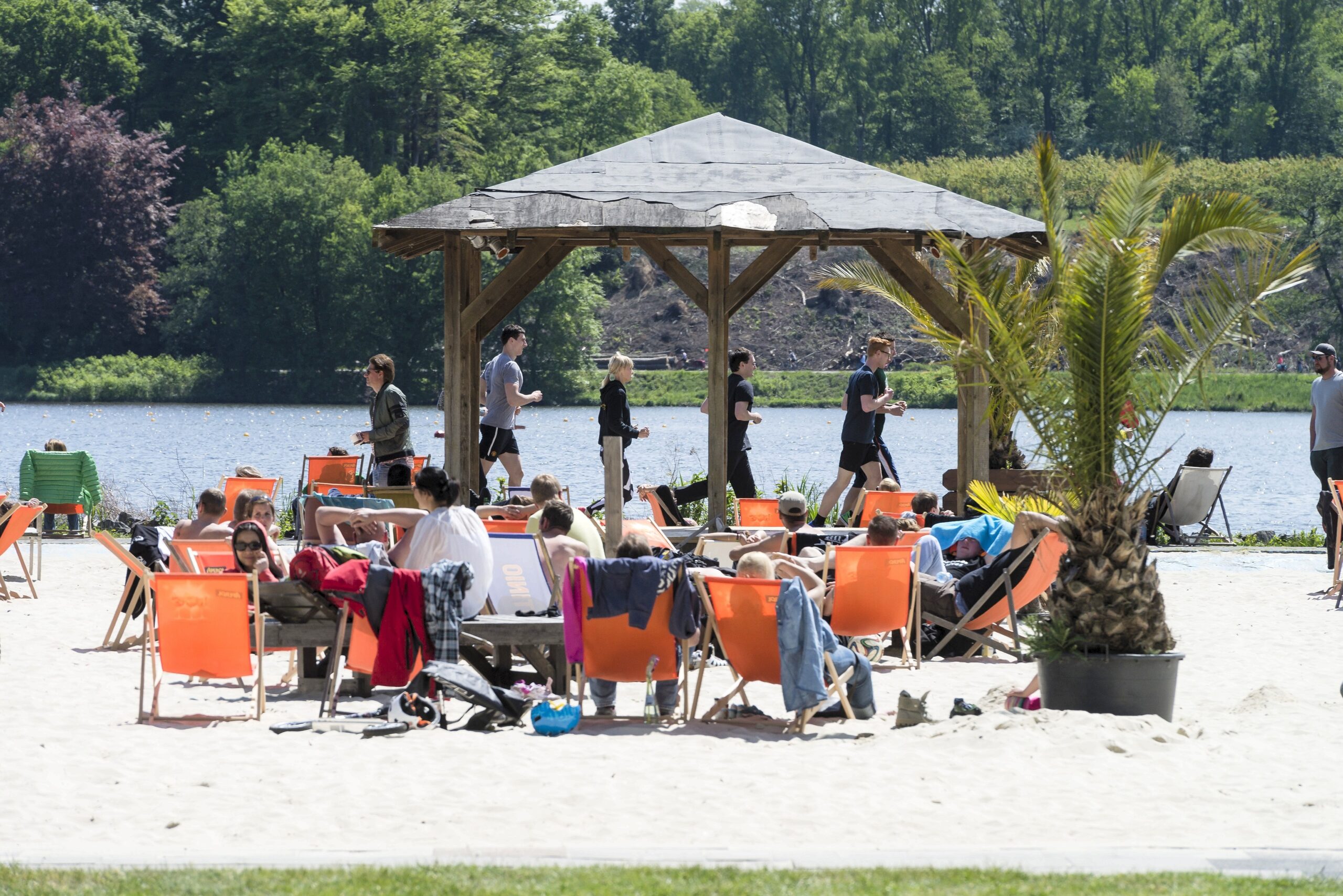 Strahlender Sonnenschein beim NRZ Wandertag 2015 am Baldeneysee.