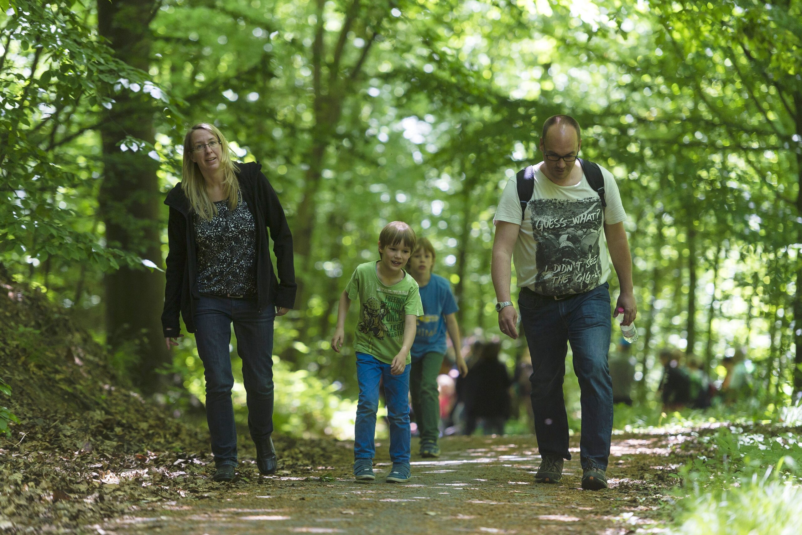 Strahlender Sonnenschein beim NRZ Wandertag 2015 am Baldeneysee.