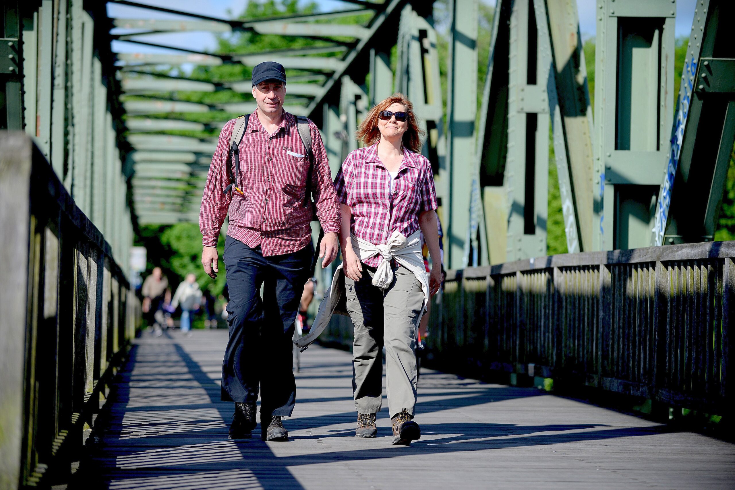 Strahlender Sonnenschein beim NRZ Wandertag 2015 am Baldeneysee.