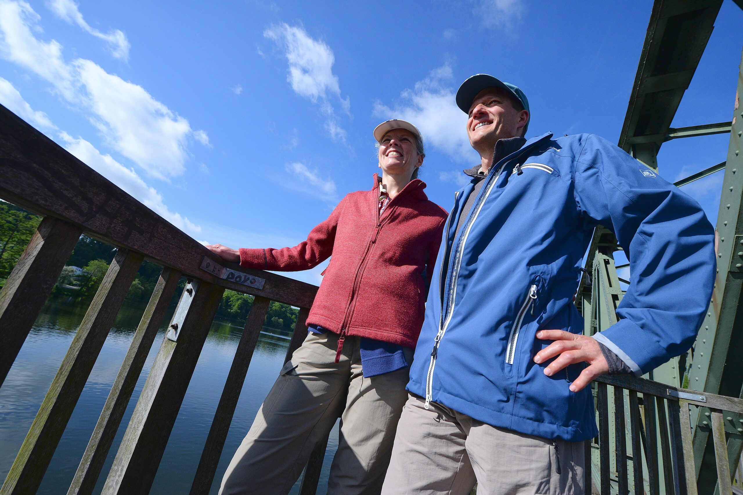 Strahlender Sonnenschein beim NRZ Wandertag 2015 am Baldeneysee.