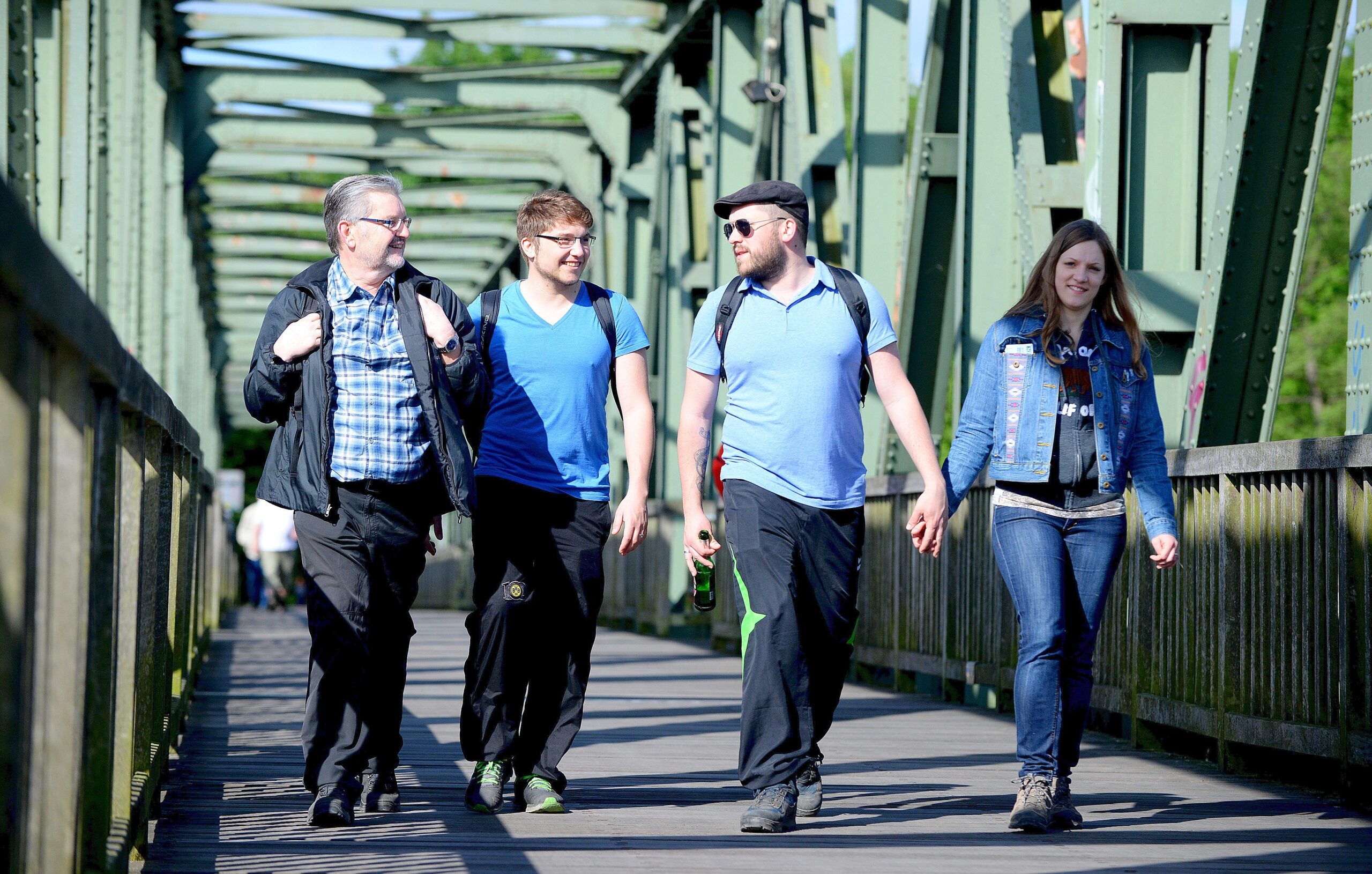 Strahlender Sonnenschein beim NRZ Wandertag 2015 am Baldeneysee.