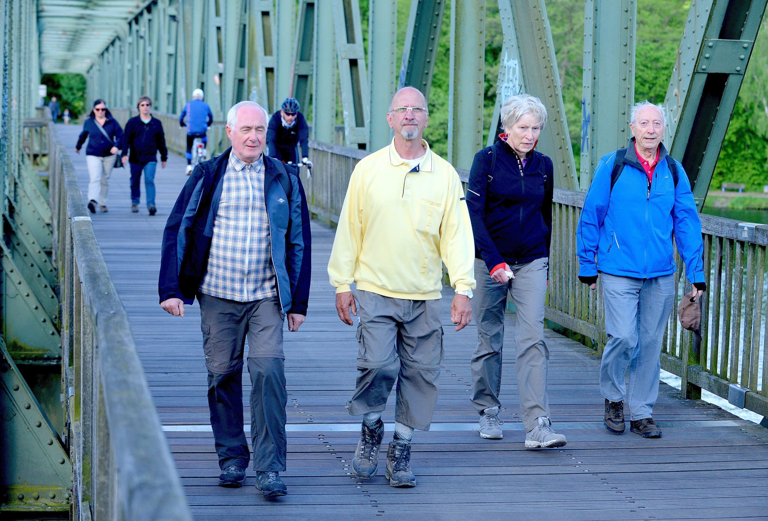 Strahlender Sonnenschein beim NRZ Wandertag 2015 am Baldeneysee.