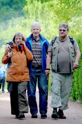 Strahlender Sonnenschein beim NRZ Wandertag 2015 am Baldeneysee.