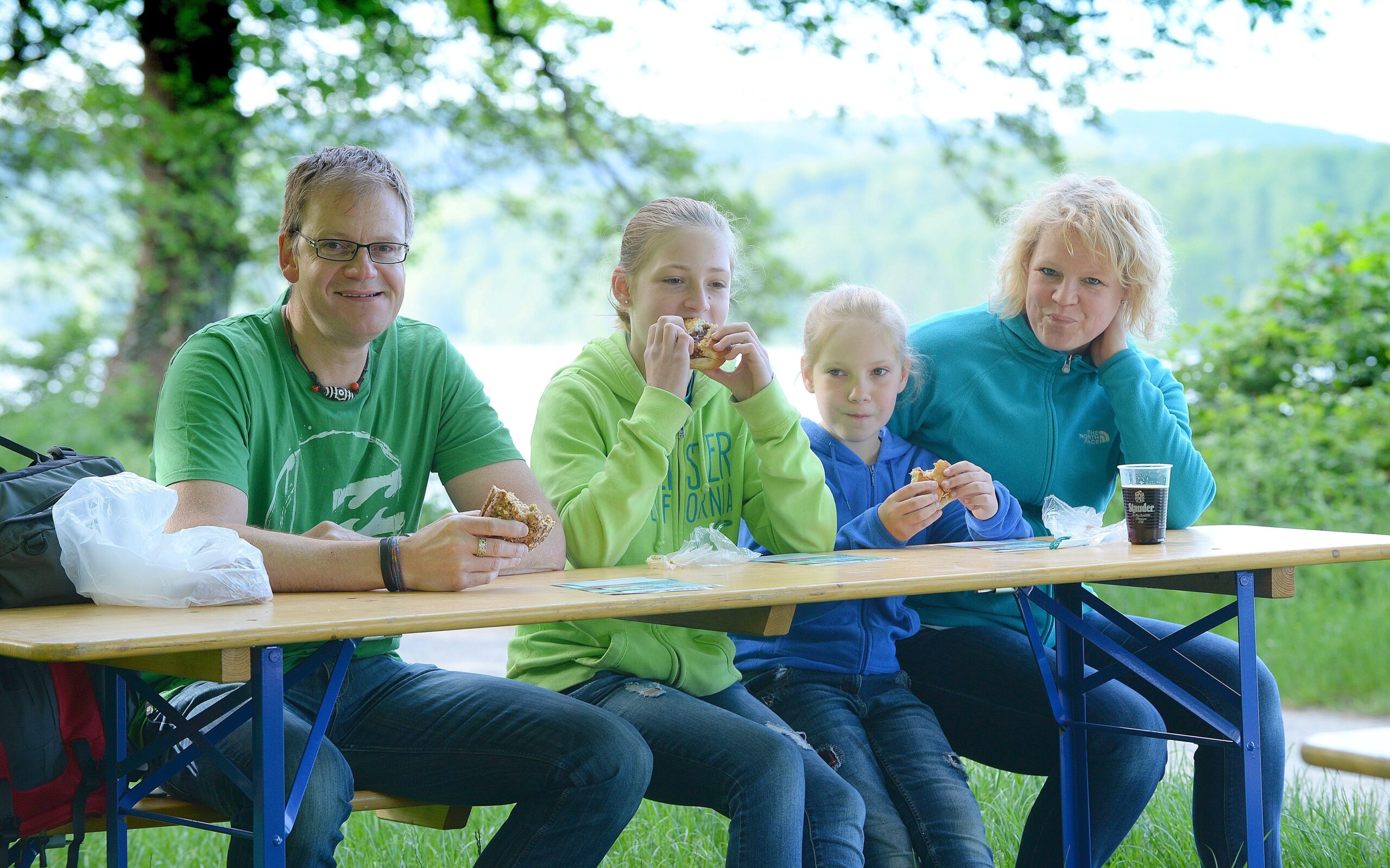 Strahlender Sonnenschein beim NRZ Wandertag 2015 am Baldeneysee.