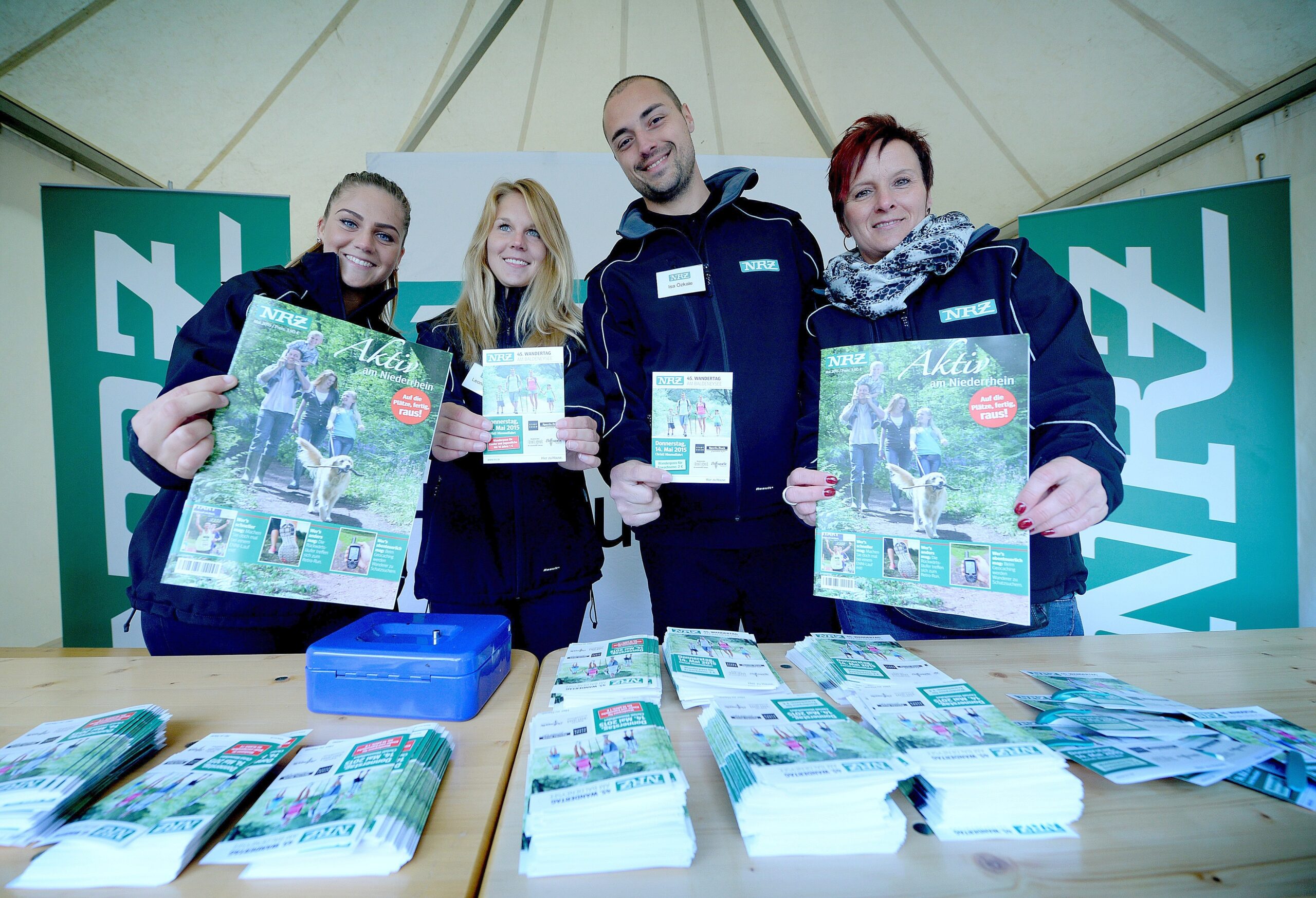 Strahlender Sonnenschein beim NRZ Wandertag 2015 am Baldeneysee.