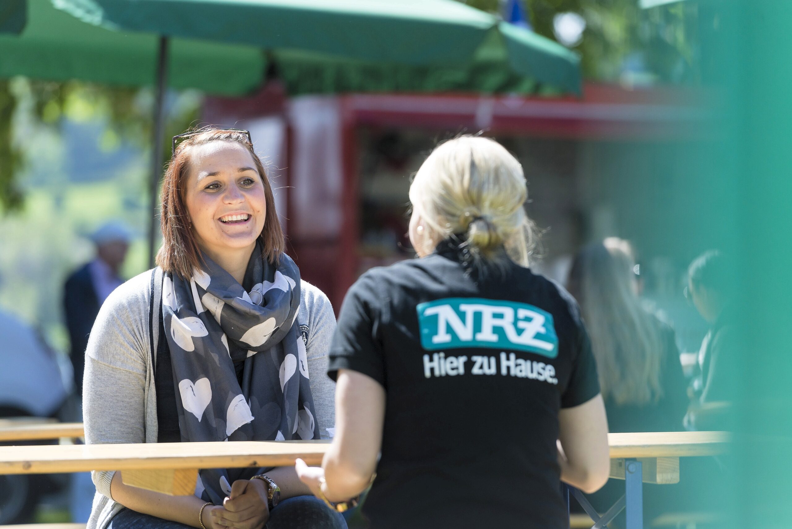 Strahlender Sonnenschein beim NRZ Wandertag 2015 am Baldeneysee.