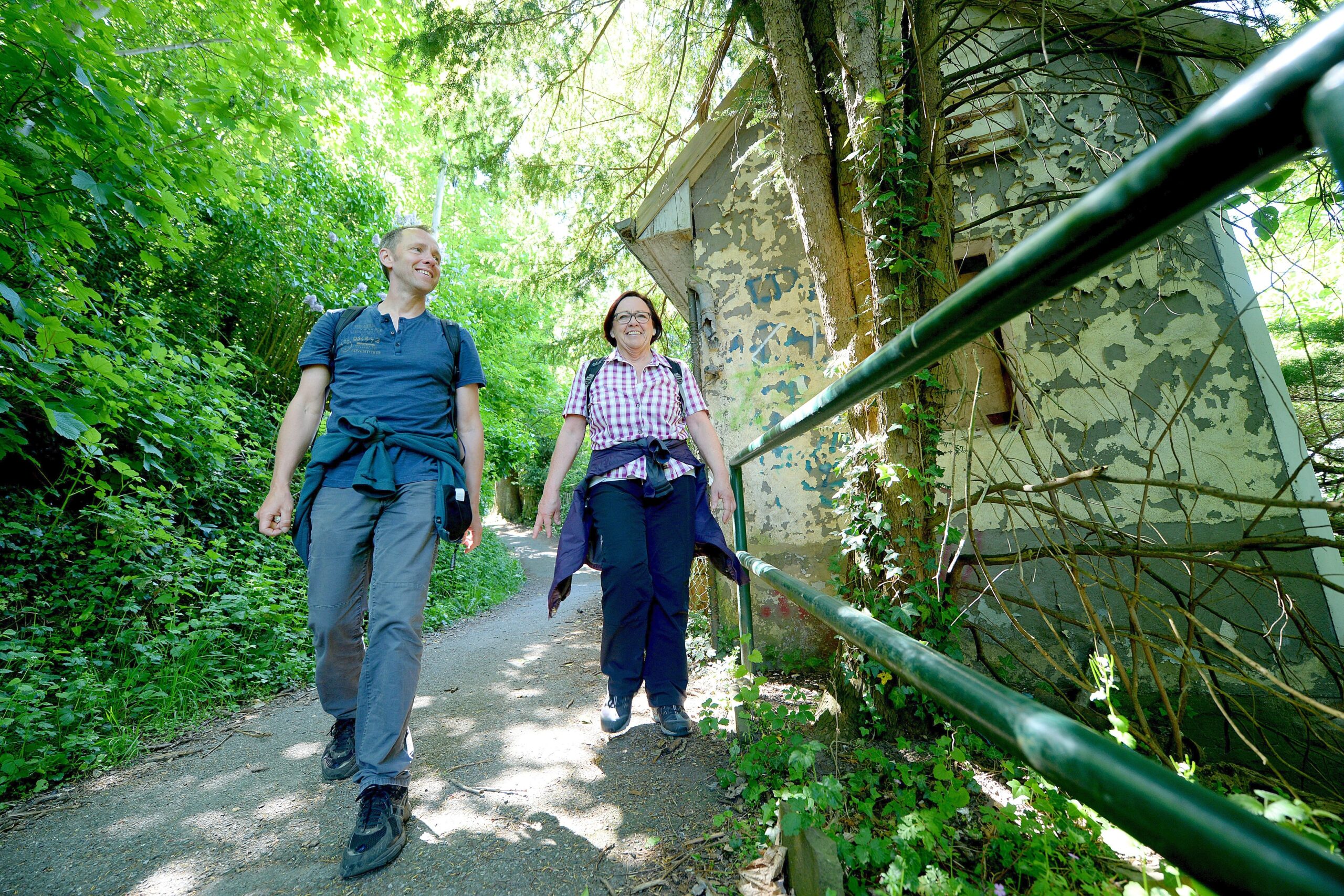 Strahlender Sonnenschein beim NRZ Wandertag 2015 am Baldeneysee.