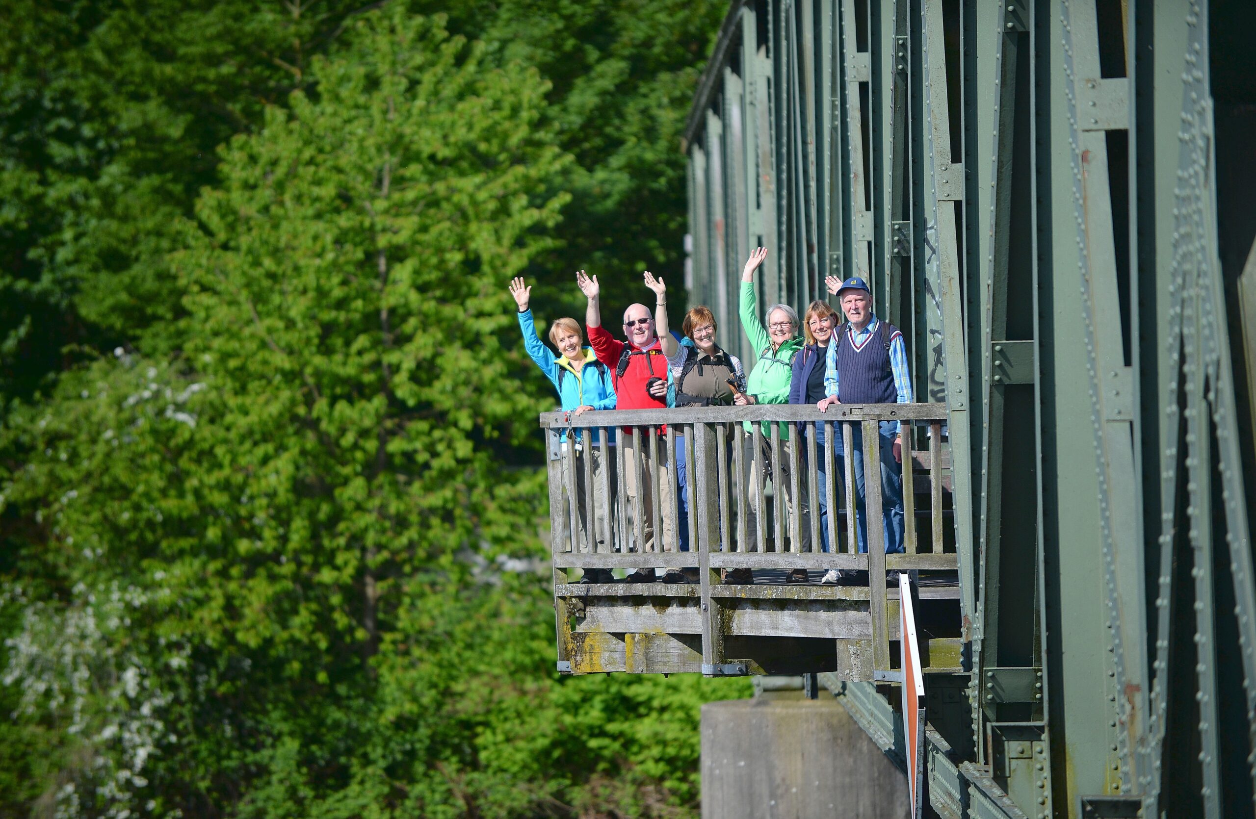 Strahlender Sonnenschein beim NRZ Wandertag 2015 am Baldeneysee.