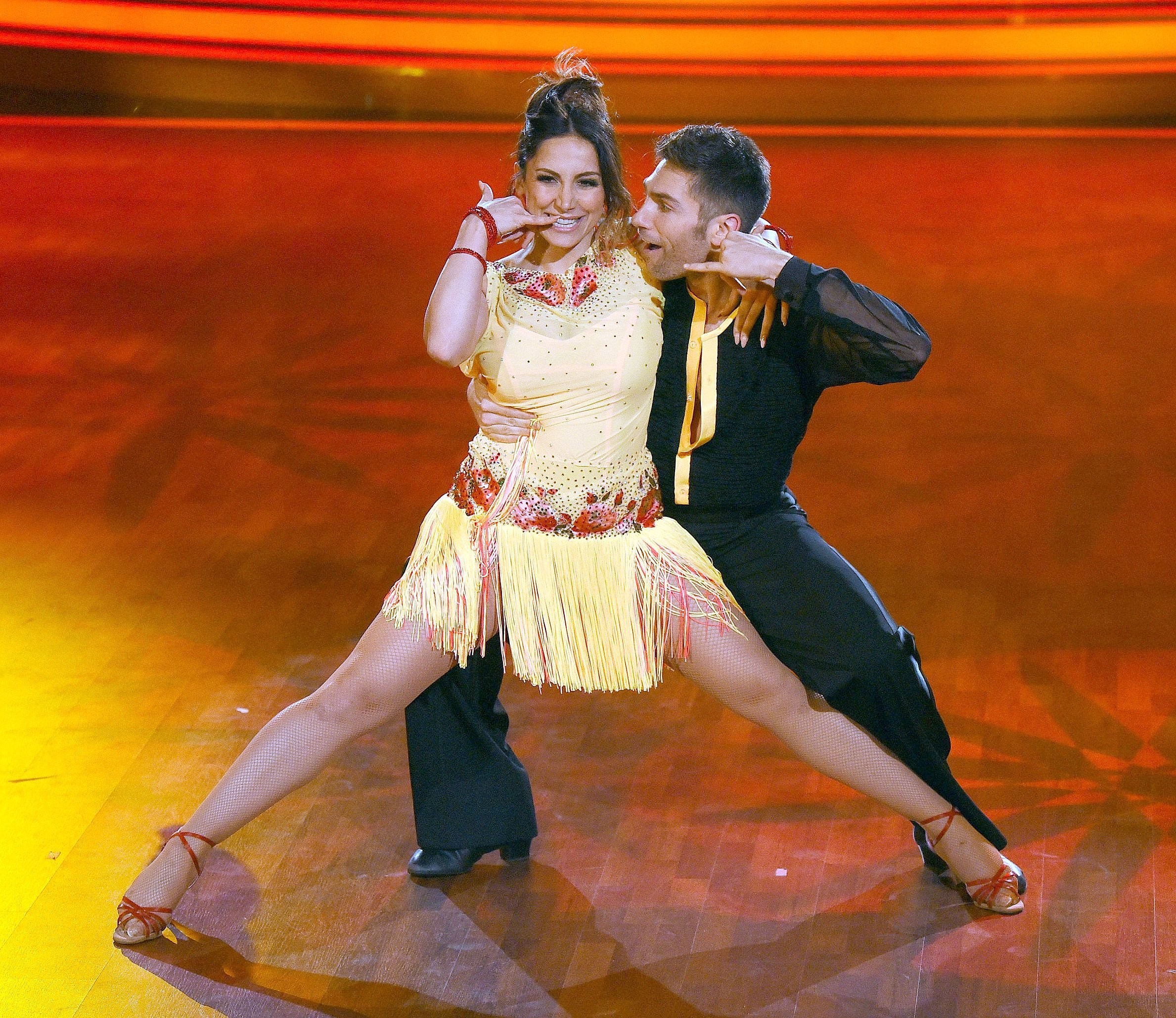 Enissa Amani und ihr Tanzpartner Christian Polanc