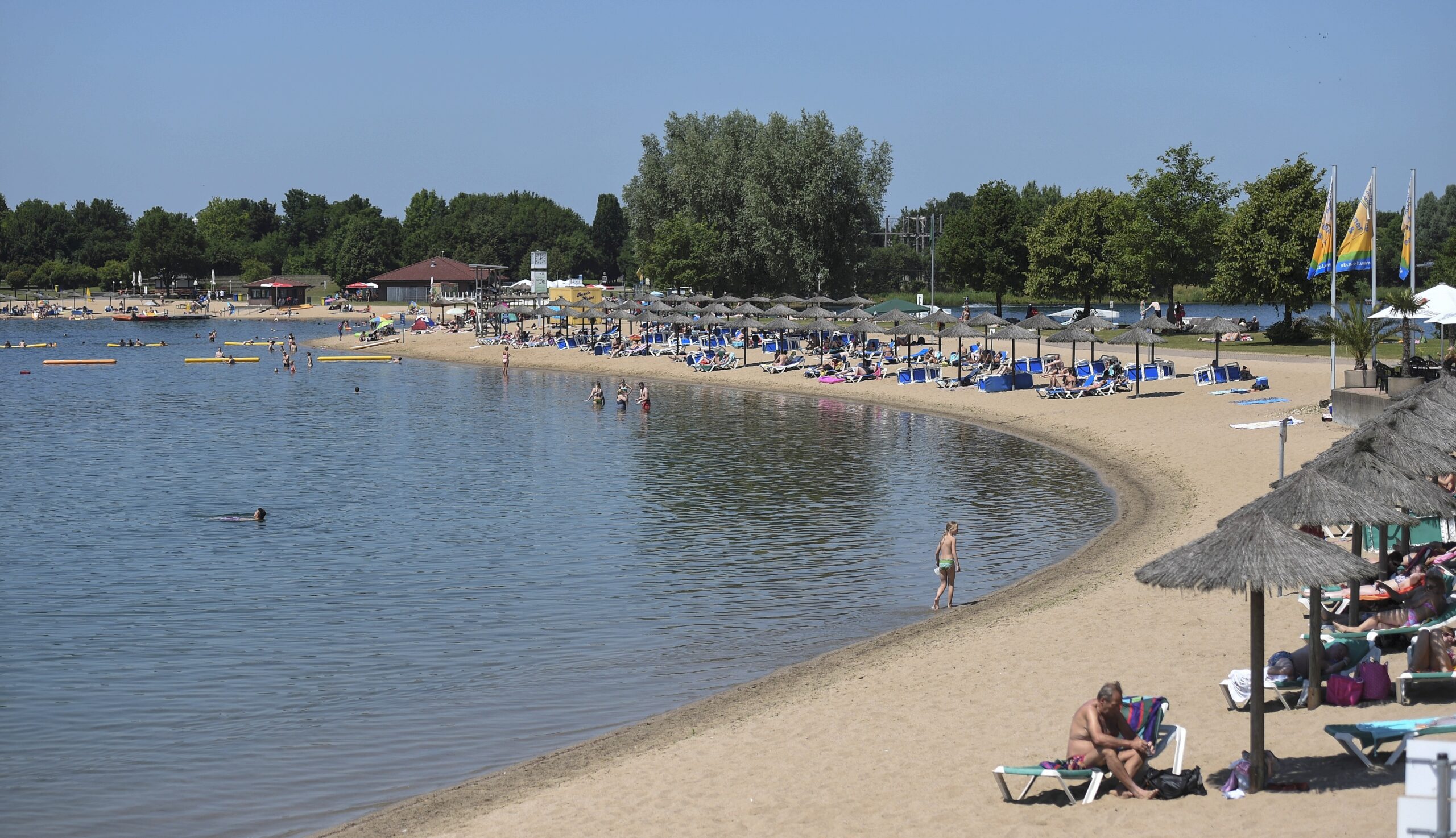 Sonnen und baden im Xantener Südsee.