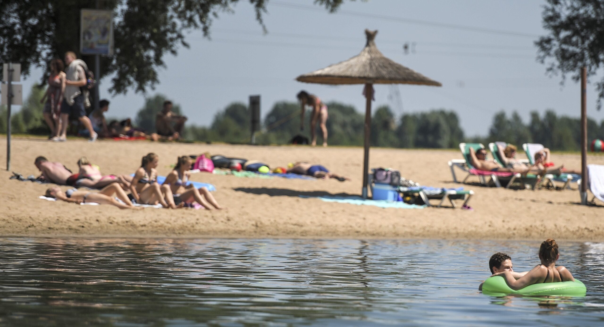 Sonnen und baden im Xantener Südsee.