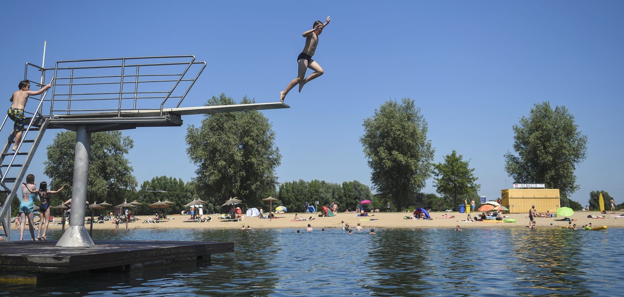 Sonnen und baden im Xantener Südsee.