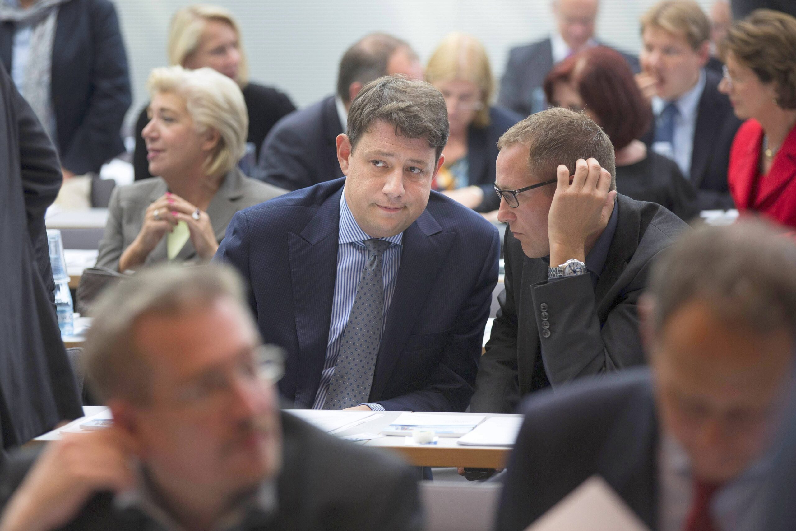 Philipp Mißfelder bei einer Sitzung der CDU/CSU Fraktion 2014.