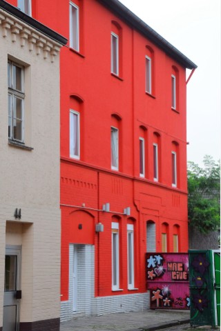 Die Betreiber eines Bordells an der Flasshofstraße in Oberhausen laden  zu einer Besichtigung ein.Foto: Gerd Wallhorn/WAZ FotoPool