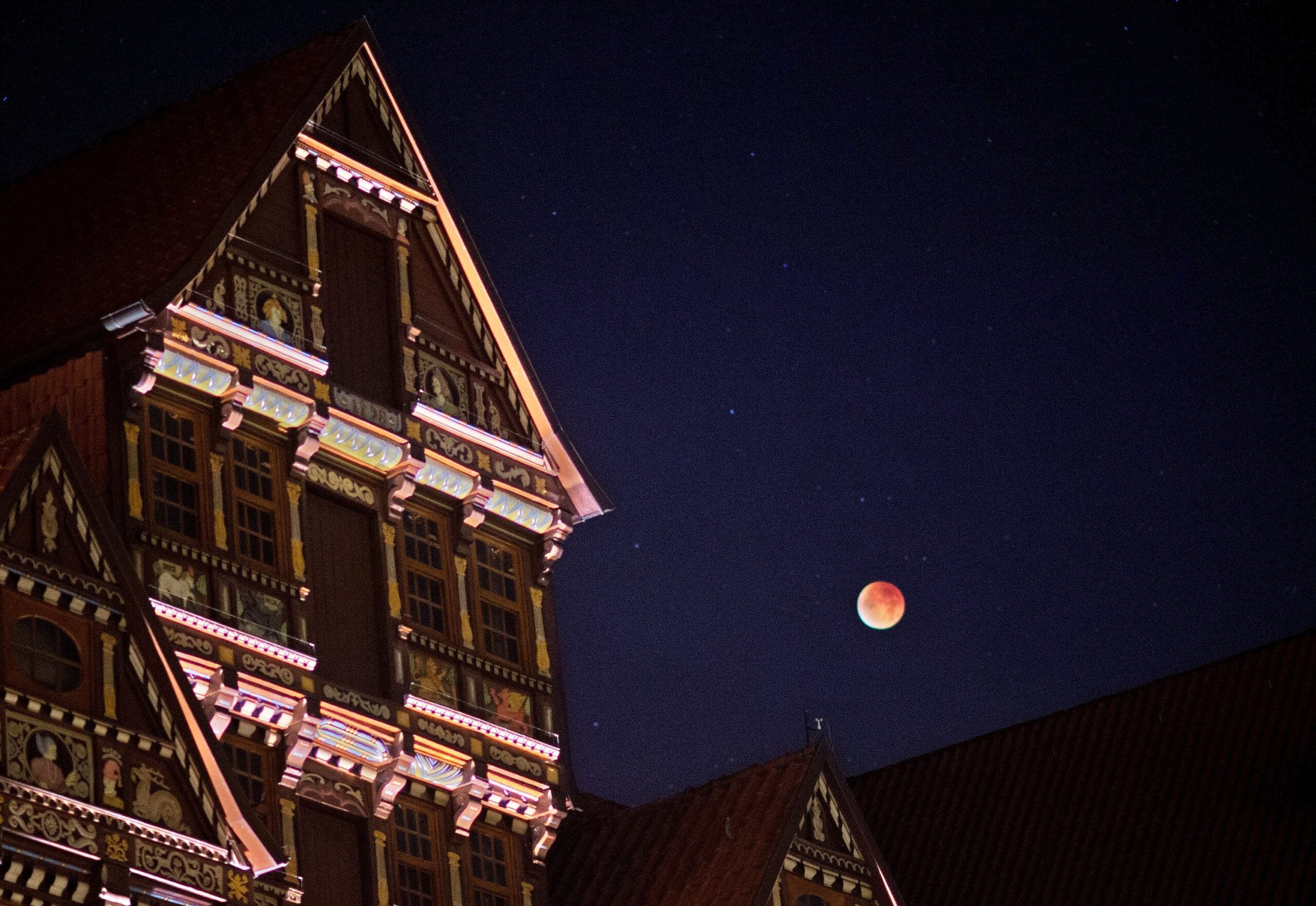 Blutmond in Hildesheim