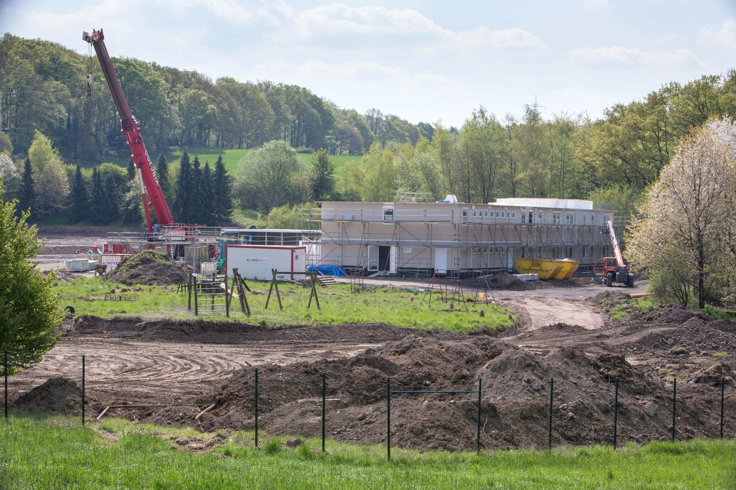 Die Großbaustelle im Mai 2015.