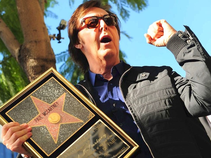 Das hat aber gedauert! Musik-Legende Paul McCartney hat jetzt auch einen Stern auf dem Walk of Fame in Hollywood. Der...