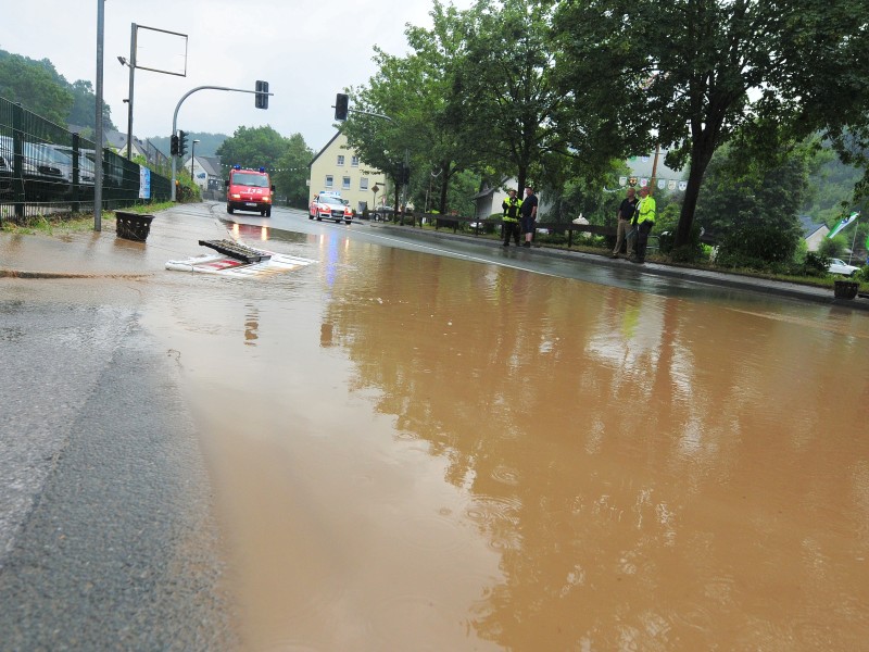 Überflutungen in Volkringhausen