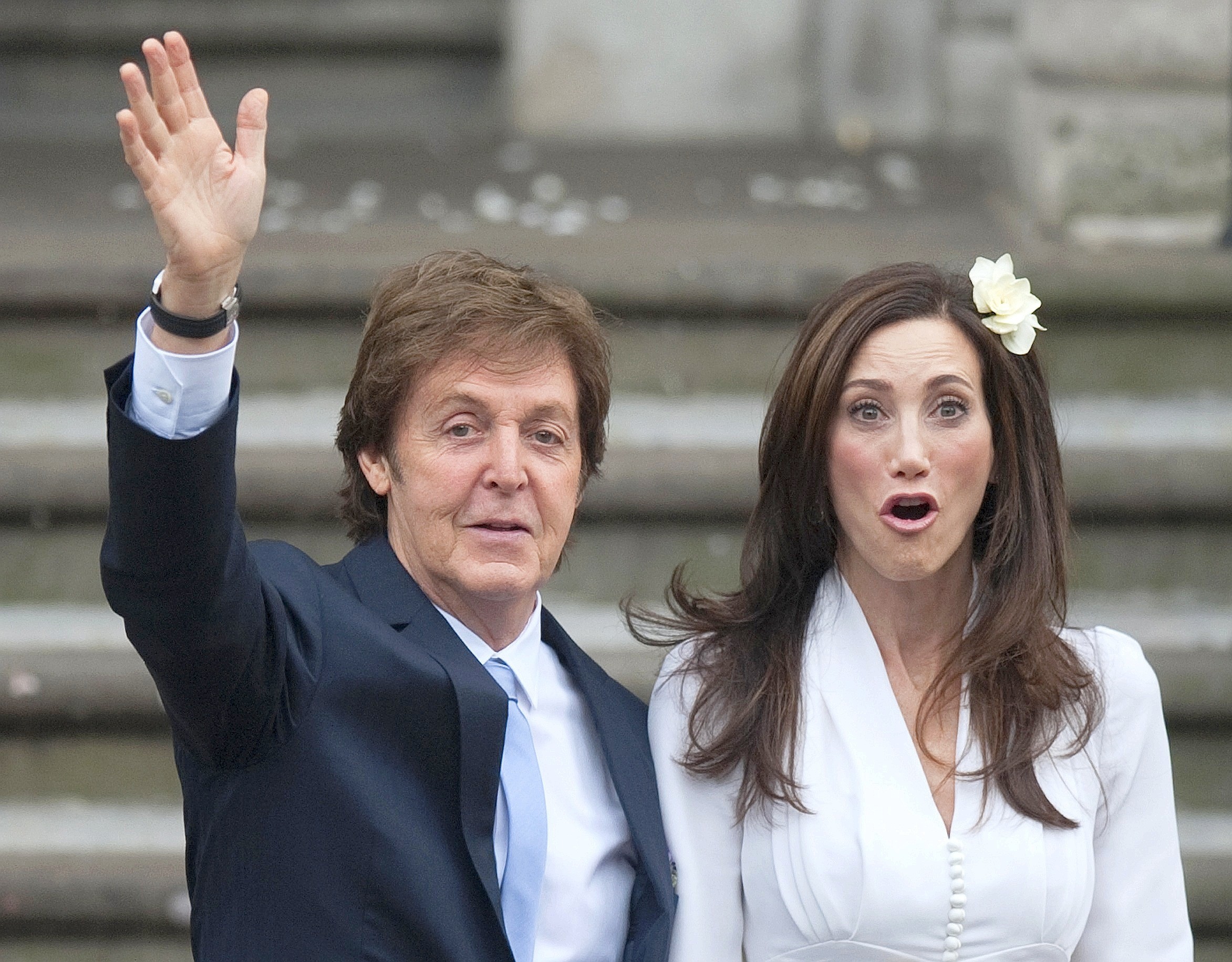 Paul McCartney und Nancy Shevell haben in London geheiratet.