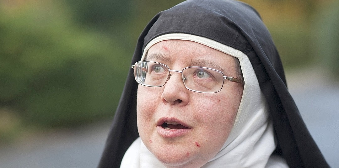 Schwester Katharina ist eigens aus einem polnischen Kloster nach Zweifall gekommen, um dort zu helfen.