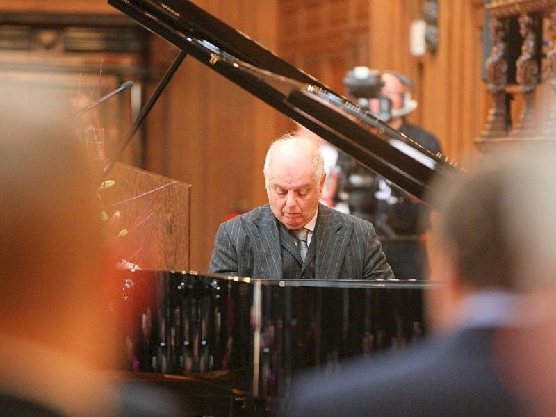Daniel Barenboim sorgt für den musikalischen Rahmen.Foto: ThyssenKrupp