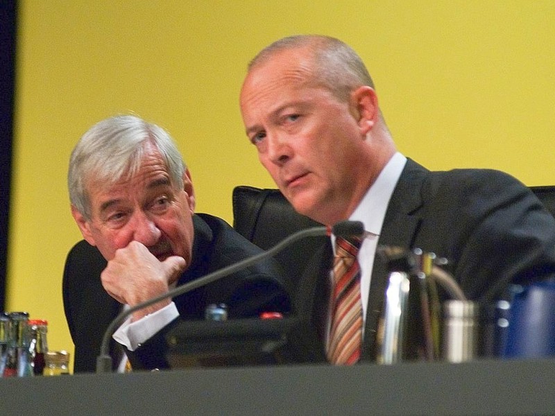 Harald Heinze, links, Thomas Treß