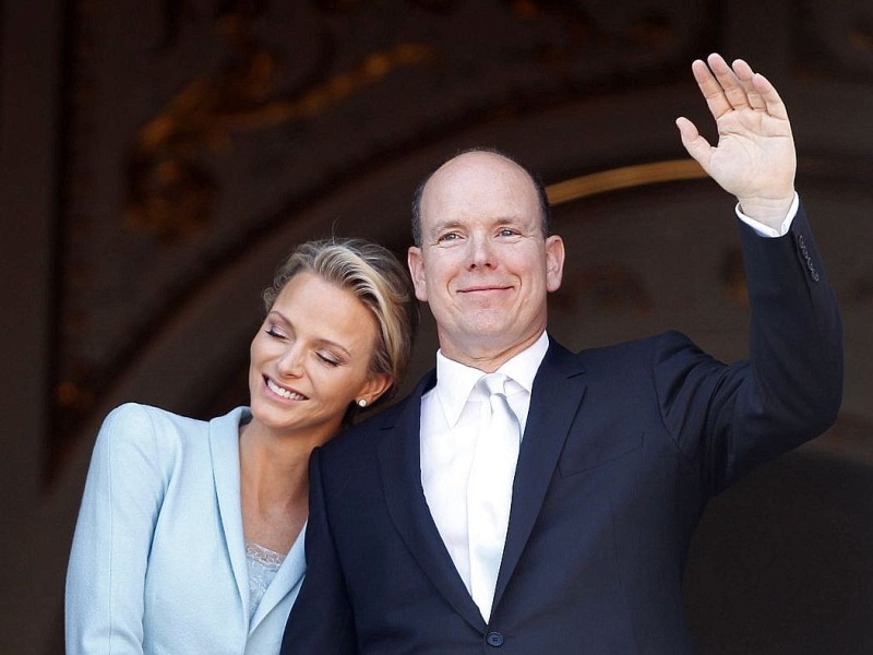 Noch eine royale Hochzeit: Fürst Albert II. von Monaco und die Südafrikanerin Charlene Wittstock ...