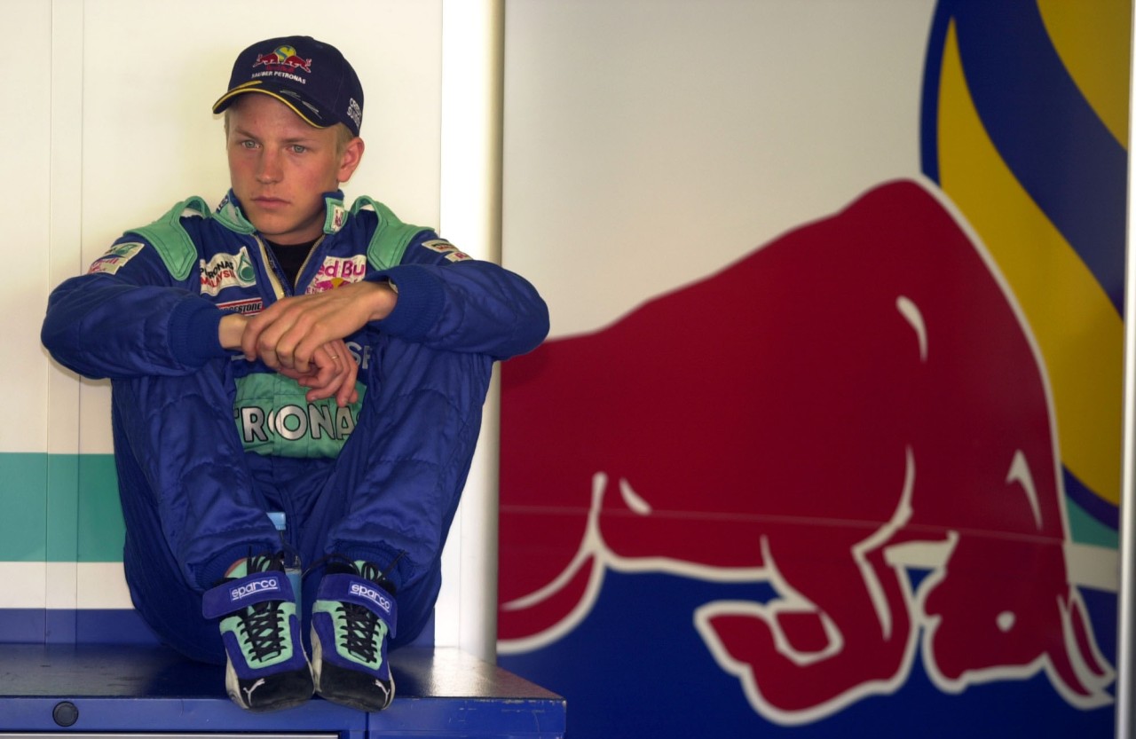 Kimi Räikkönen mit 20 Jahren bei seinem ersten Rennen in Australien 2001.