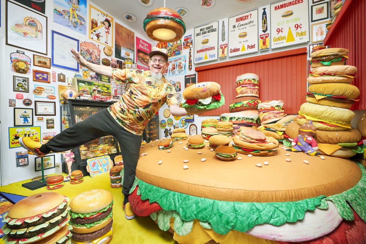 Harry Sper lebt in seiner eigenen Hamburger-Welt