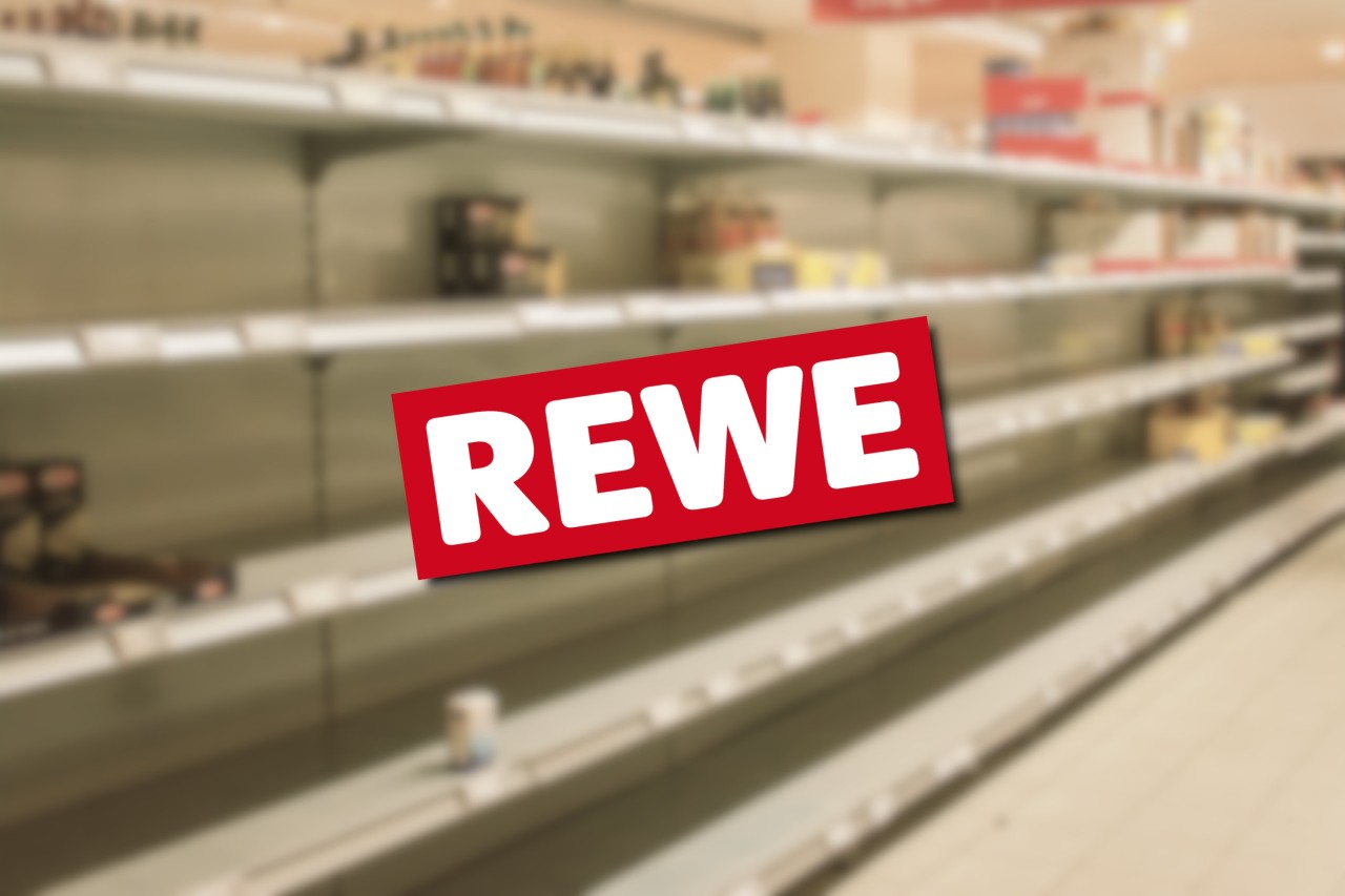 Dass die Kunden einer Münchner Rewe-Filiale plötzlich vor leeren Regalen standen, lag nicht an Hamsterkäufen. (Symbolbild) 