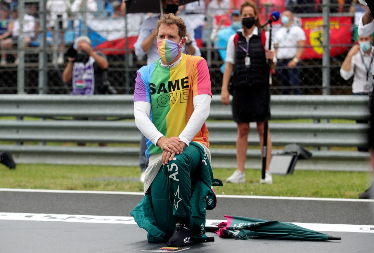 Sebastian Vettel stand in Ungarn deutlich für Toleranz ein.