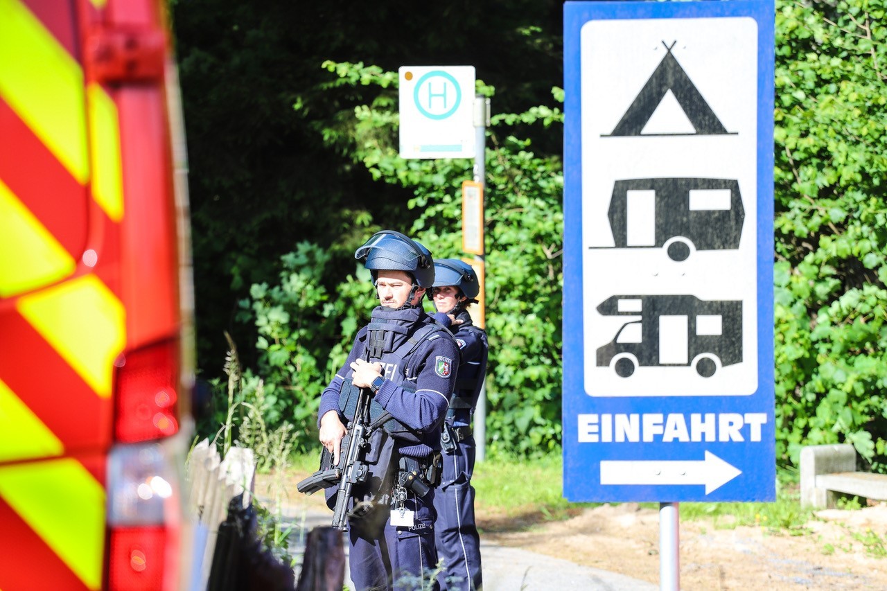 Ein Mann mit Messer rief am Samstagmorgen das SEK an einem Campingplatz auf den Plan.