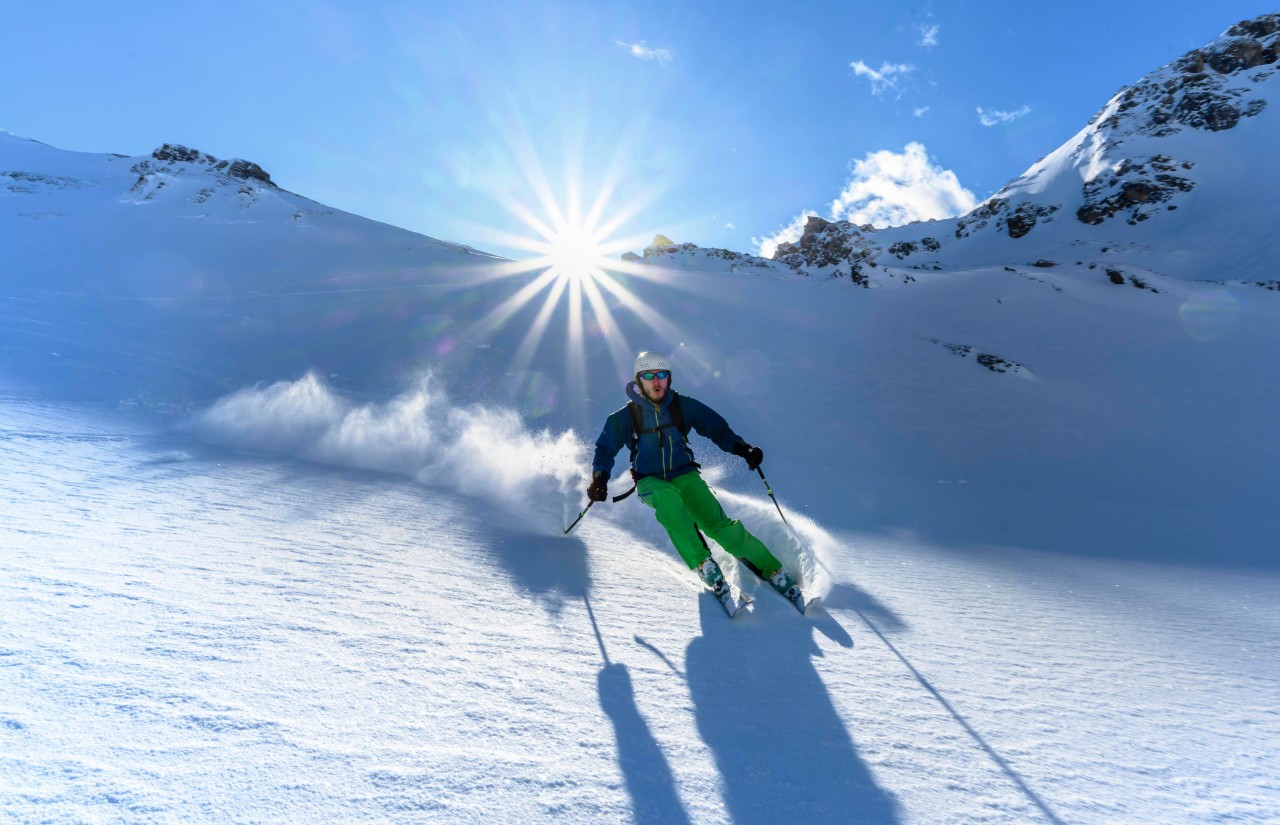 Skiurlaub in Österreich: Bei unserem Nachbarn kannst du schon die Hänge heruntersausen. 
